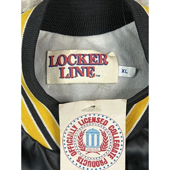 Vintage 70-80s ISU Iowa State Cyclones Locker Line Satin Jacket Size XL NWT Rare - Picture 5 of 14